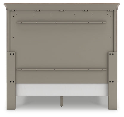 Lexorne Queen Sleigh Bed with Mirrored Dresser, Chest and Nightstand