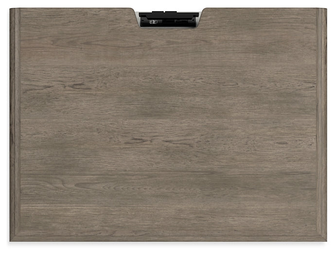 Lexorne Queen Sleigh Bed with Mirrored Dresser, Chest and Nightstand