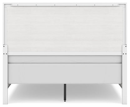 Binterglen Queen Panel Bed with Mirrored Dresser, Chest and Nightstand