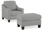 Adlai Chair and Ottoman