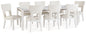 Chalanna Dining Table and 8 Chairs