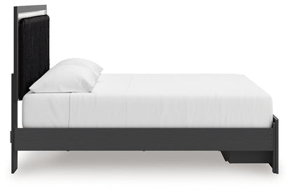 Zuraleus King Upholstered Panel Storage Bed