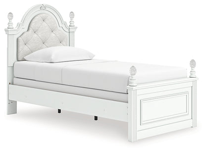 Kozlani Twin Upholstered Panel Bed
