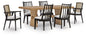 Galliden Dining Table and 6 Chairs
