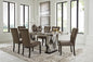 Jeshina Dining Table and 6 Chairs