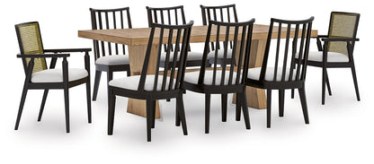 Galliden Dining Table and 8 Chairs