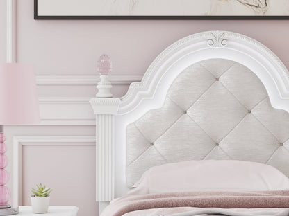Kozlani Twin Upholstered Panel Bed