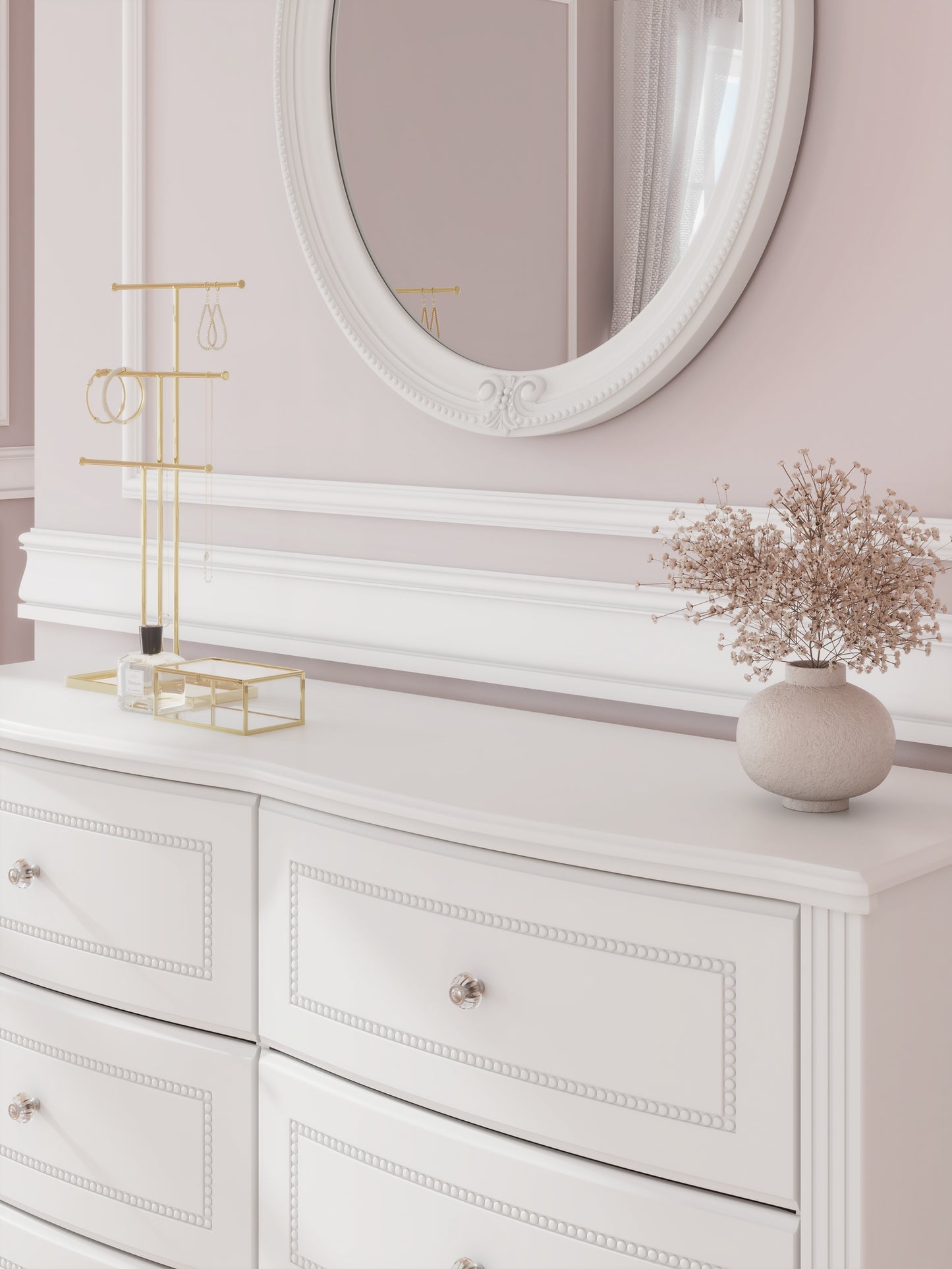 Kozlani Dresser and Mirror