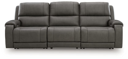 5Z - Pittson 3-Piece Power Sectional Reclining Sofa