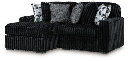 Midnight-Madness 2-Piece Sectional with Chaise
