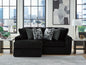 Midnight-Madness 2-Piece Sectional with Chaise