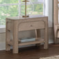 Solano 1-drawer Nightstand Bedside Table Weathered Mango