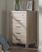 Solano 5-drawer Bedroom Chest of Drawers Weathered Mango