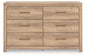 Kinlanni Six Drawer Dresser