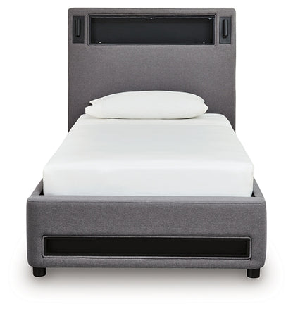 Verishaw Twin Upholstered Bed