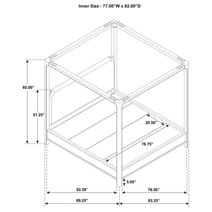 Solano 5-piece Eastern King Bedroom Set Weathered Mango