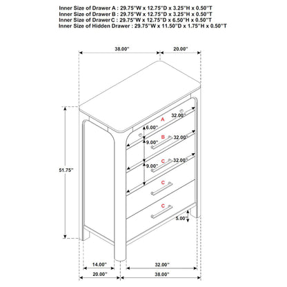 Solano 5-piece Eastern King Bedroom Set Weathered Mango