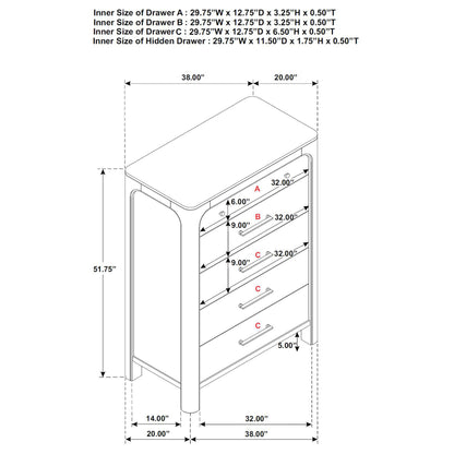 Solano 5-piece Queen Bedroom Set Weathered Mango