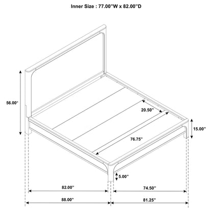 Solano 5-piece Eastern King Bedroom Set Weathered Mango