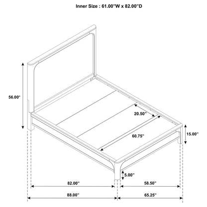Solano 5-piece Queen Bedroom Set Weathered Mango