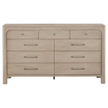 Solano 9-drawer Bedroom Dresser Cabinet Weathered Mango