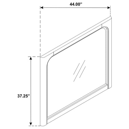 Solano Dresser Mirror Weathered Mango