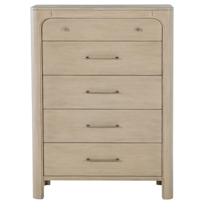Solano 5-drawer Bedroom Chest of Drawers Weathered Mango