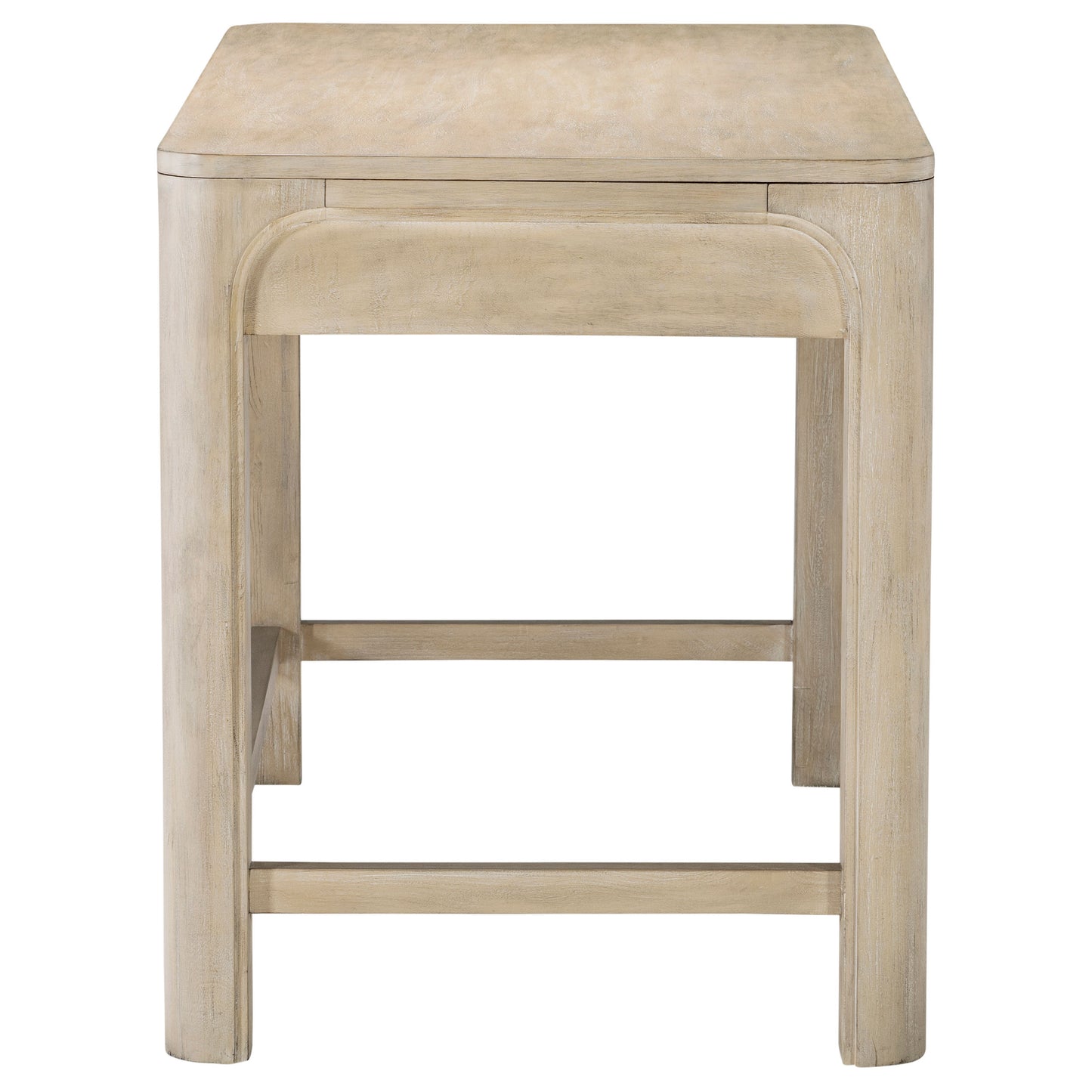 Solano 2-drawer Makeup Table Vanity Desk Weathered Mango