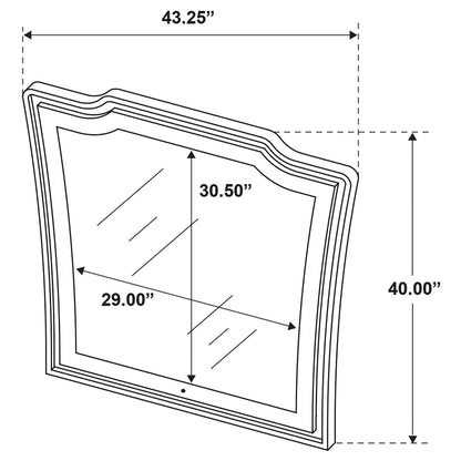 Lorient 4-piece Queen Bedroom Set Black