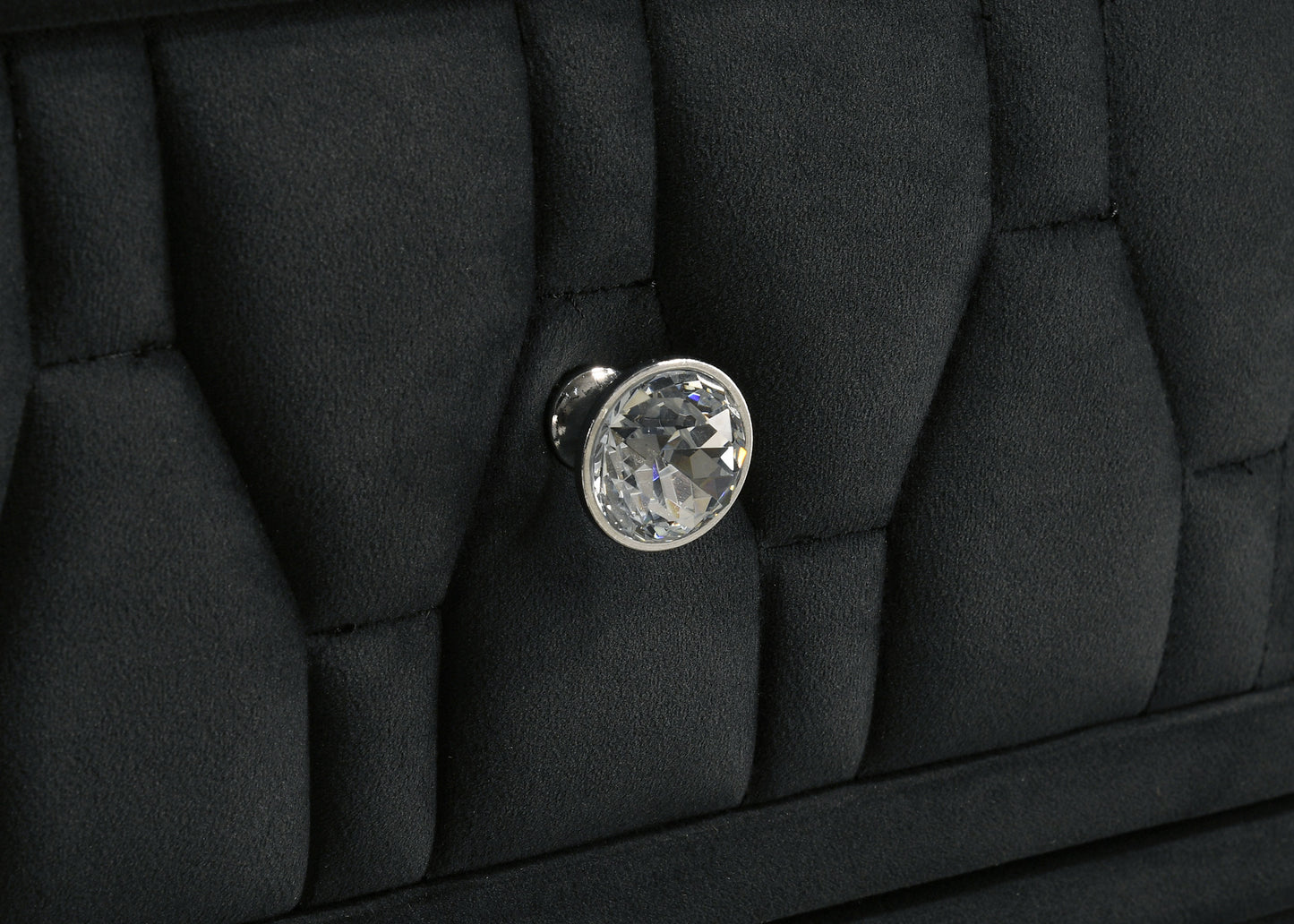 Lorient 8-drawer LED Bedroom Flame Box Dresser Black