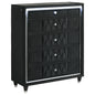 Lorient 5-drawer LED Chest of Drawers Black