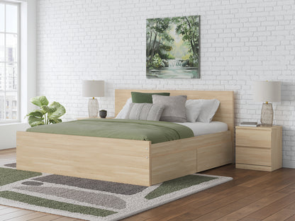 Onita Queen Panel Platform Bed with 2 Side Storage