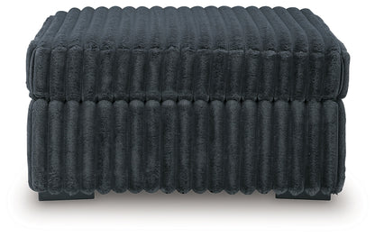 Midnight-Madness Oversized Accent Ottoman