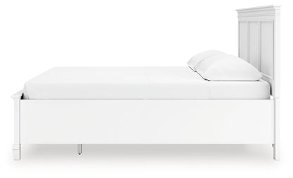 Fortman California King Panel Storage Bed, Dresser and Mirror