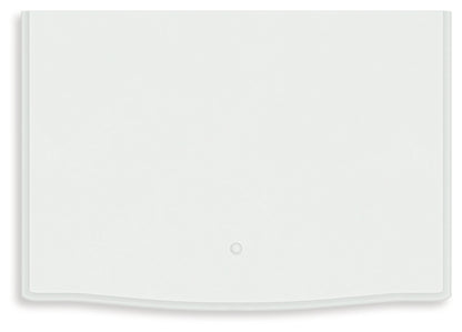 Kozlani Twin Upholstered Panel Bed, Dresser, Mirror and Nightstand