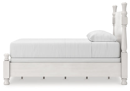 Rowlenstown Queen Poster Bed, Dresser and Mirror