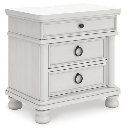 Rowlenstown Queen Poster Bed, Dresser, Mirror and Nightstand