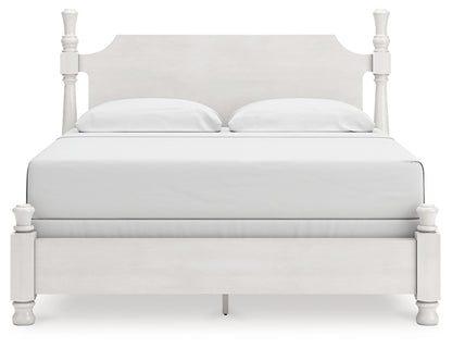 Rowlenstown King Poster Bed, Dresser and Mirror